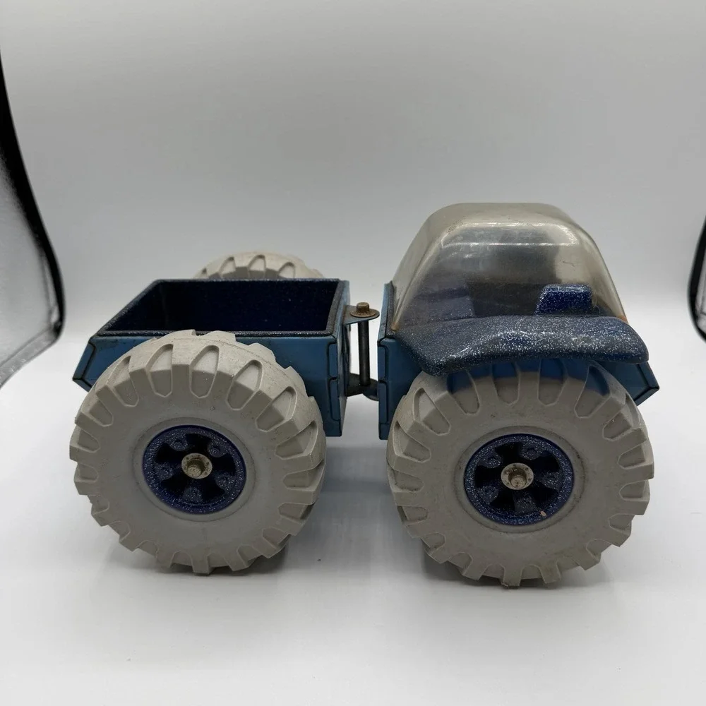 Vintage Tonka Crater Crawler 1970s Blue‎ Body Space Vehicle Pressed Steel Truck